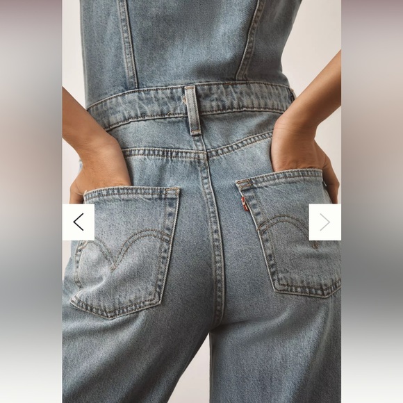 BRAND NEW DENIM JUMPSUIT 
from ANTHROPOLOGIE - Picture 4 of 4